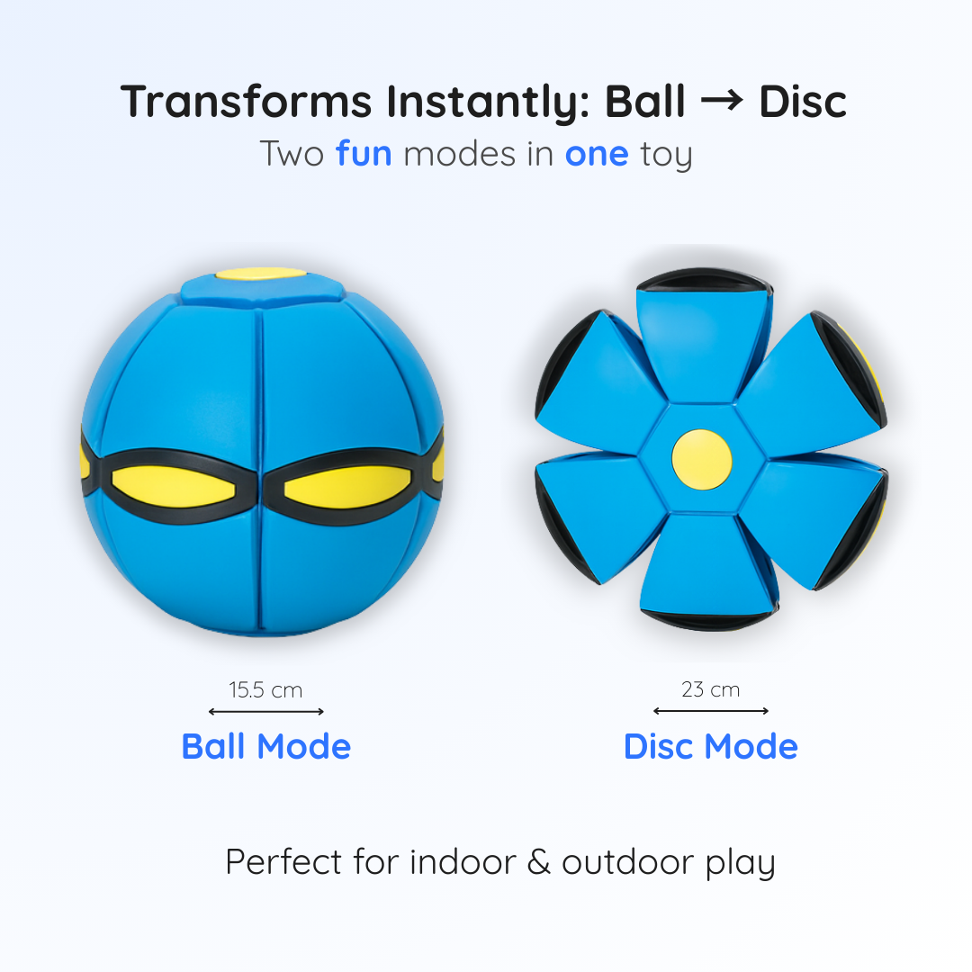 TodFod Magic Ball – 2-in-1 Transforming Frisbee & Pop-Ball Toy