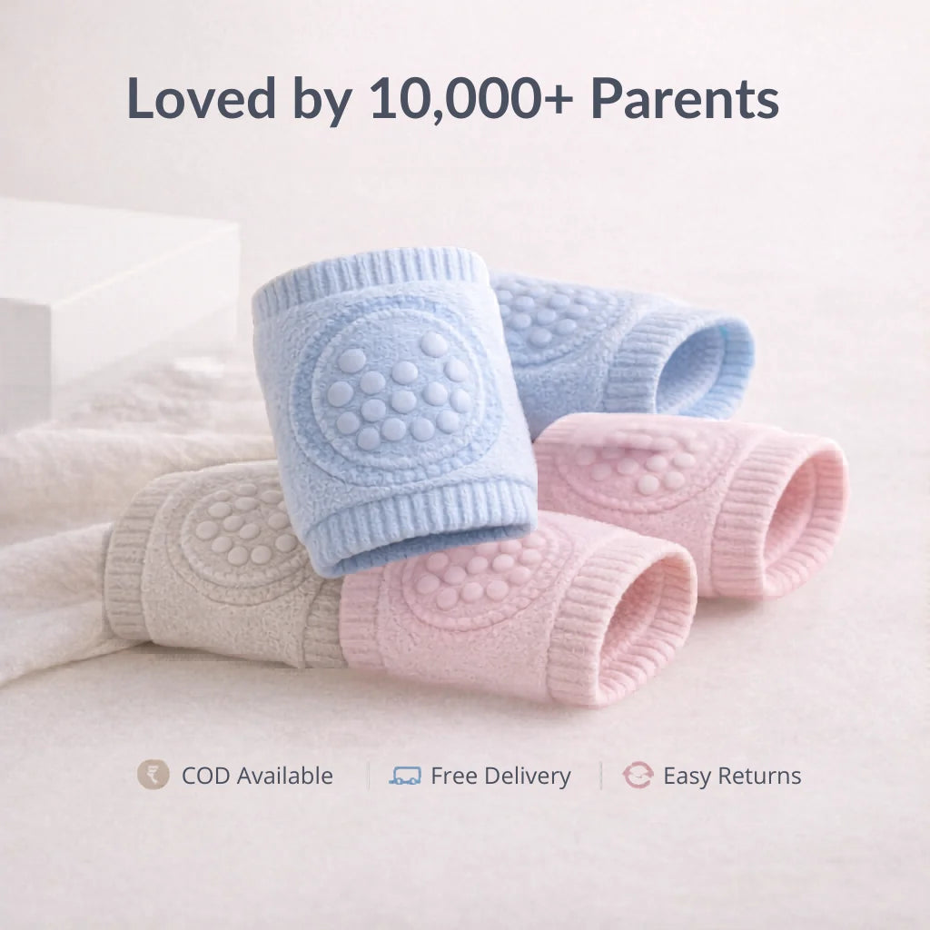 CrawlSafe Baby Knee Pads — Protect Tiny Knees While Crawling