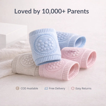 CrawlSafe Baby Knee Pads — Protect Tiny Knees While Crawling