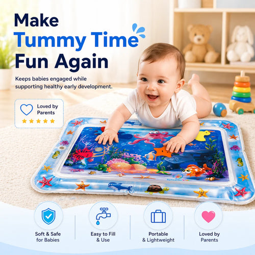 SplashNest — Tummy Time Water Mat (6-12 Months)