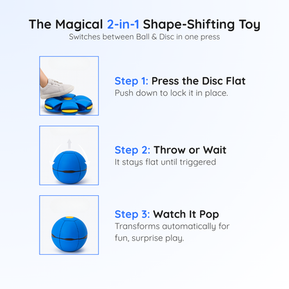 TodFod Magic Ball – 2-in-1 Transforming Frisbee & Pop-Ball Toy