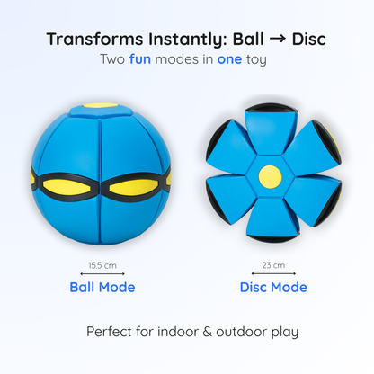 TodFod Magic Ball – 2-in-1 Transforming Frisbee & Pop-Ball Toy