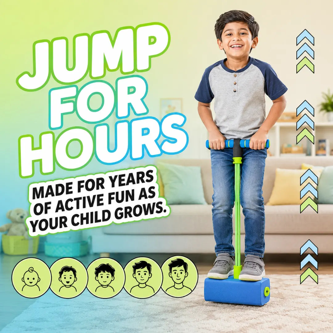 JumpJoy Foam Pogo Stick for Kids | Ages 3+