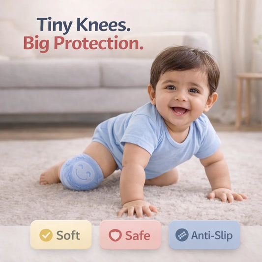 CrawlSafe™ Baby Knee Pads — Protect Tiny Knees While Crawling