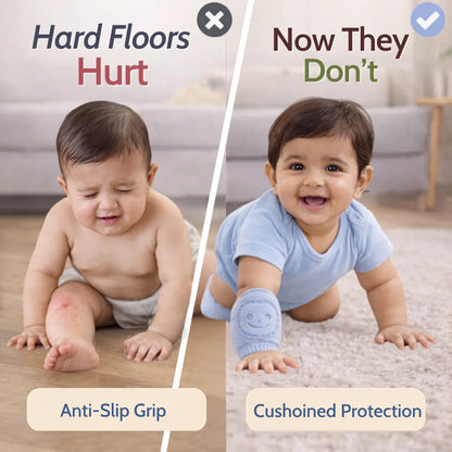 CrawlSafe Baby Knee Pads — Protect Tiny Knees While Crawling