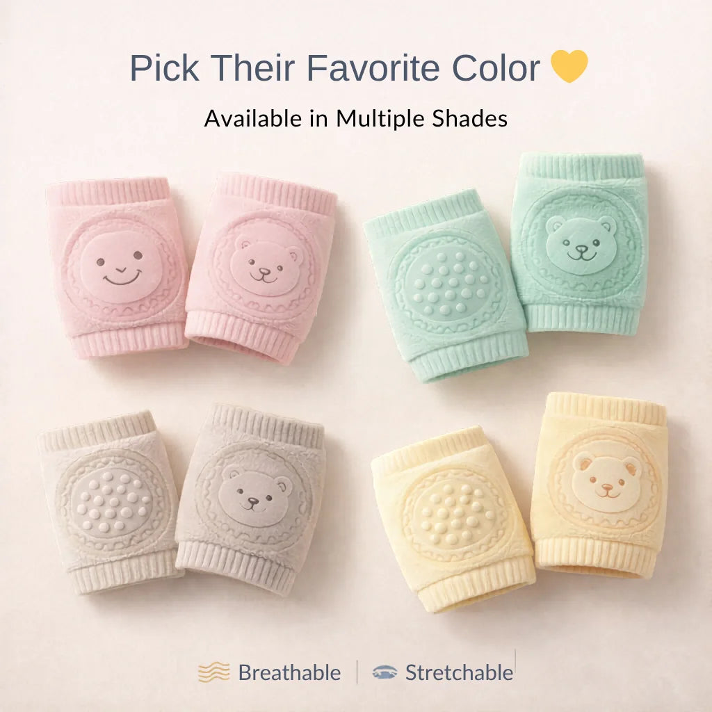 CrawlSafe Baby Knee Pads — Protect Tiny Knees While Crawling