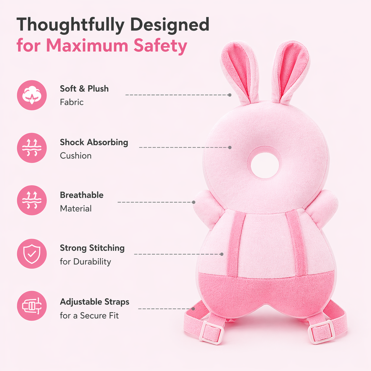 SafeSteps - Baby Head Protector (6–18 Months)