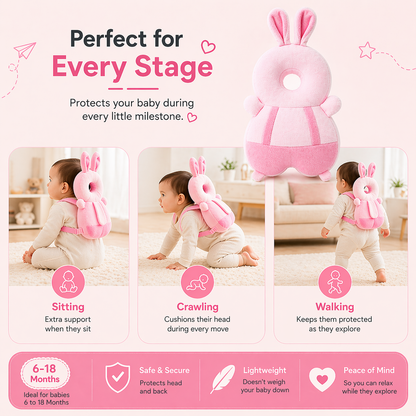SafeSteps - Baby Head Protector (6–18 Months)