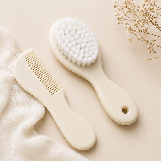 PureTouch™ – Newborn Hair Brush & Scalp Care Set (0+ Months)