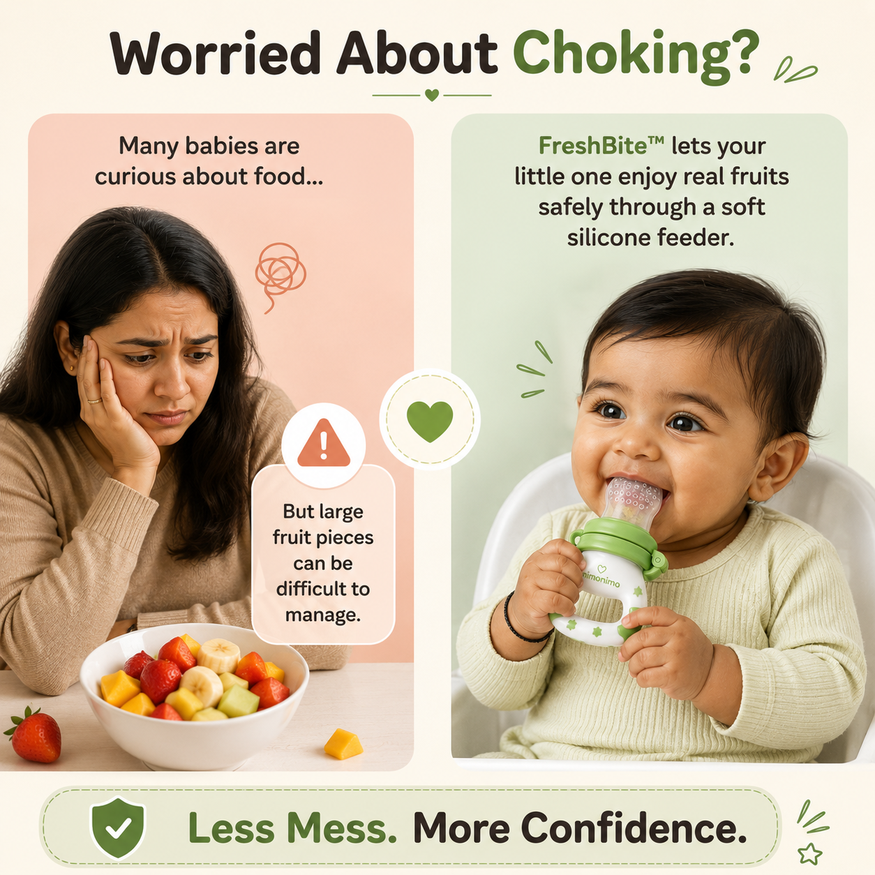 FreshBite™ Fruit Feeder for 6+ Month Baby