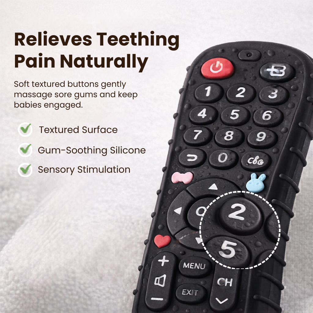 ChewMate™  - Silicone Remote Teether for 3+ Month Baby