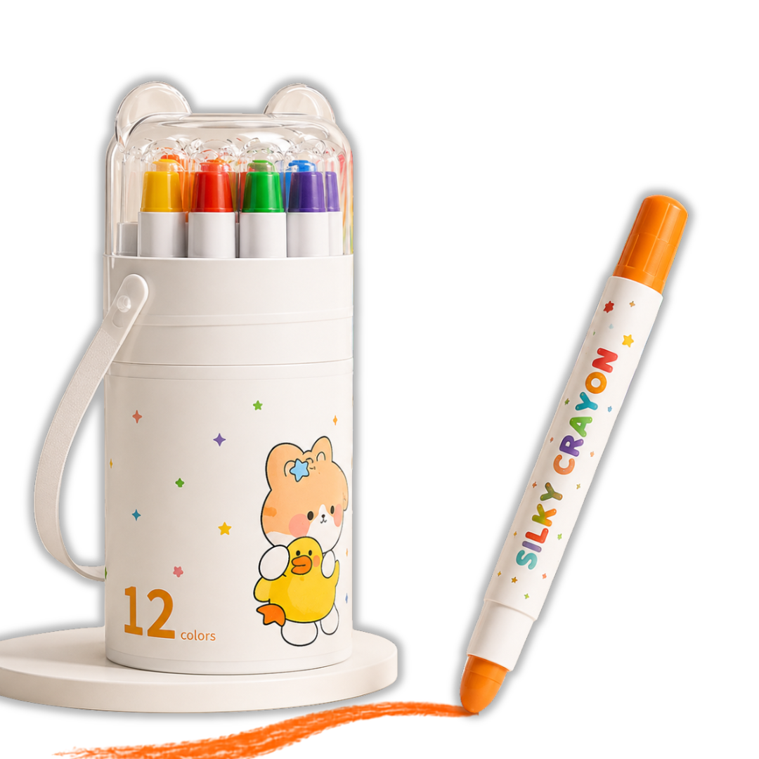 NimoCrayons™ Washable Twist Crayons – 12 Colors