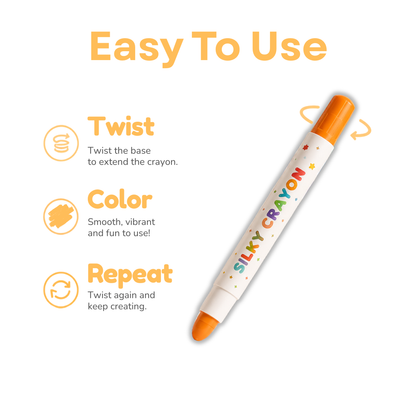 NimoCrayons™ Washable Twist Crayons – 12 Colors