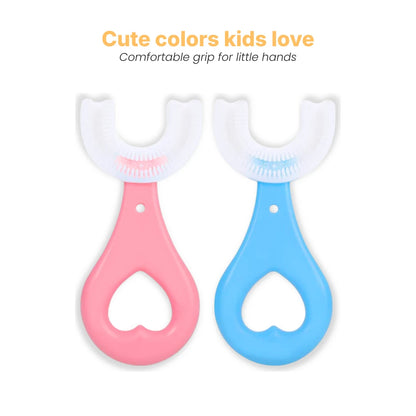 BrushBuddy™ – U-Shaped Silicone Toothbrush for Kids (Ages 2–6)
