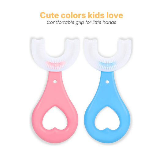 BrushBuddy™ – U-Shaped Silicone Toothbrush for Kids (Ages 2–6)